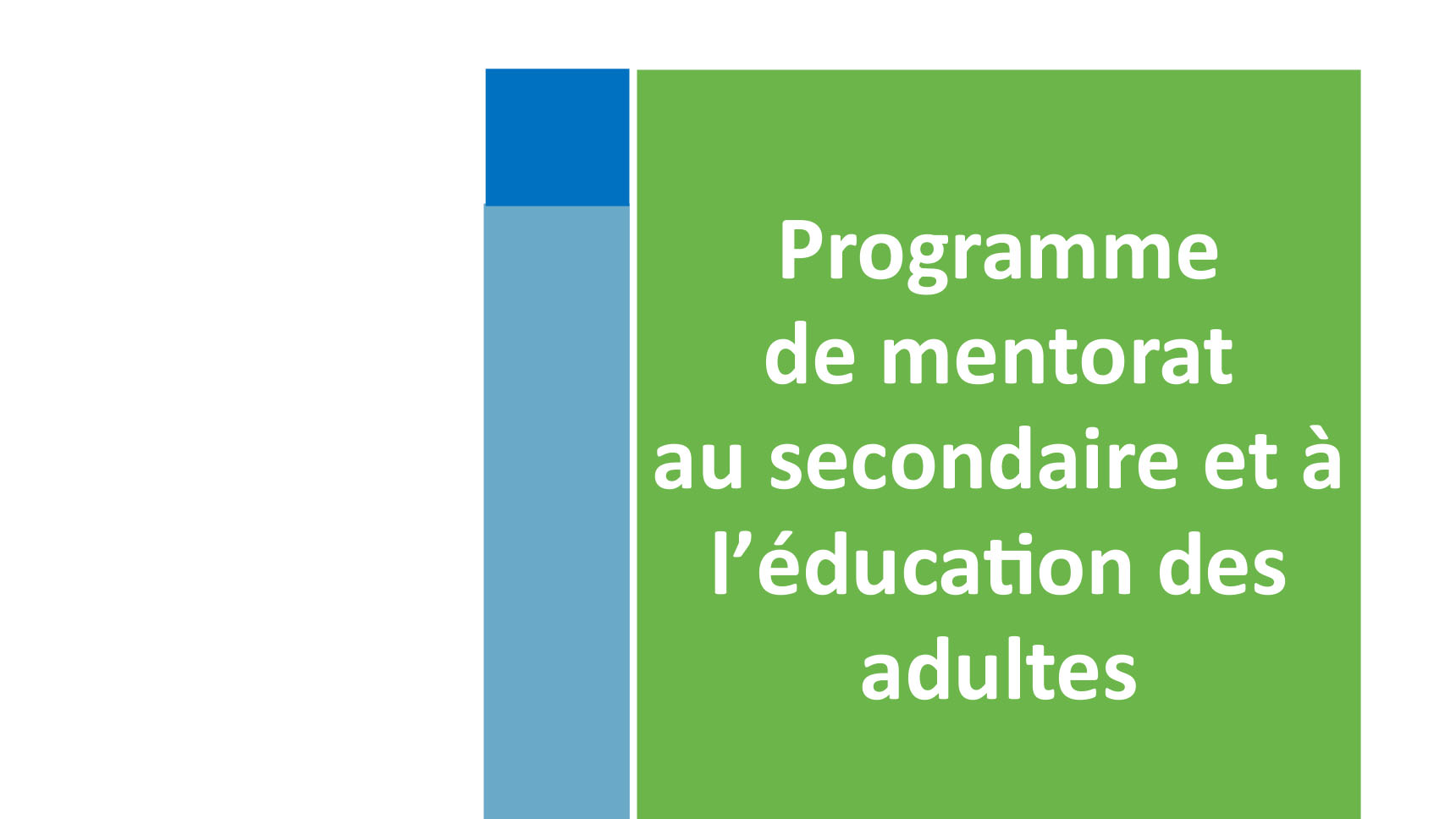 Dépliant pour mentors Secondaire et EDA