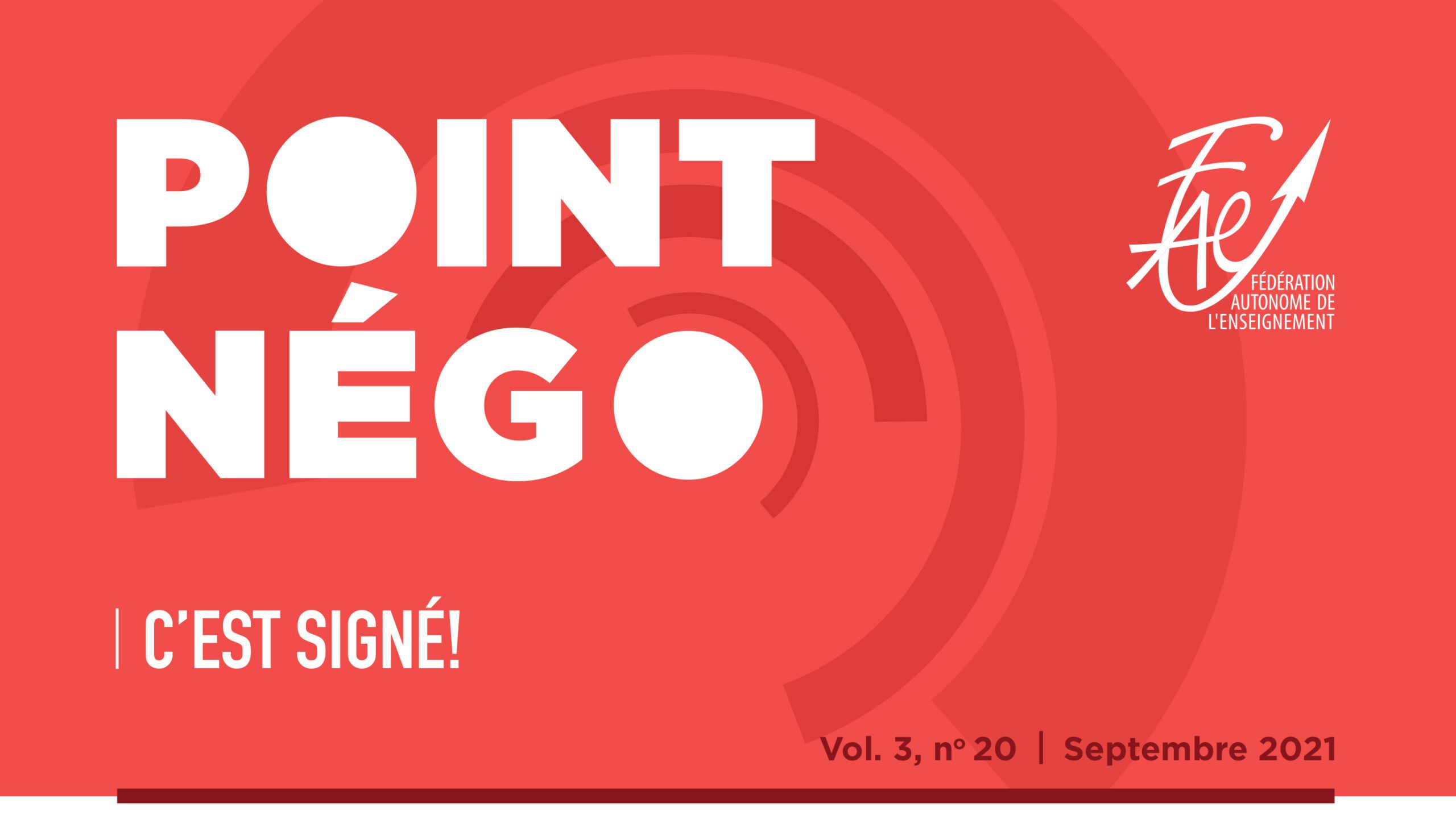 Point négo | C’est signé !