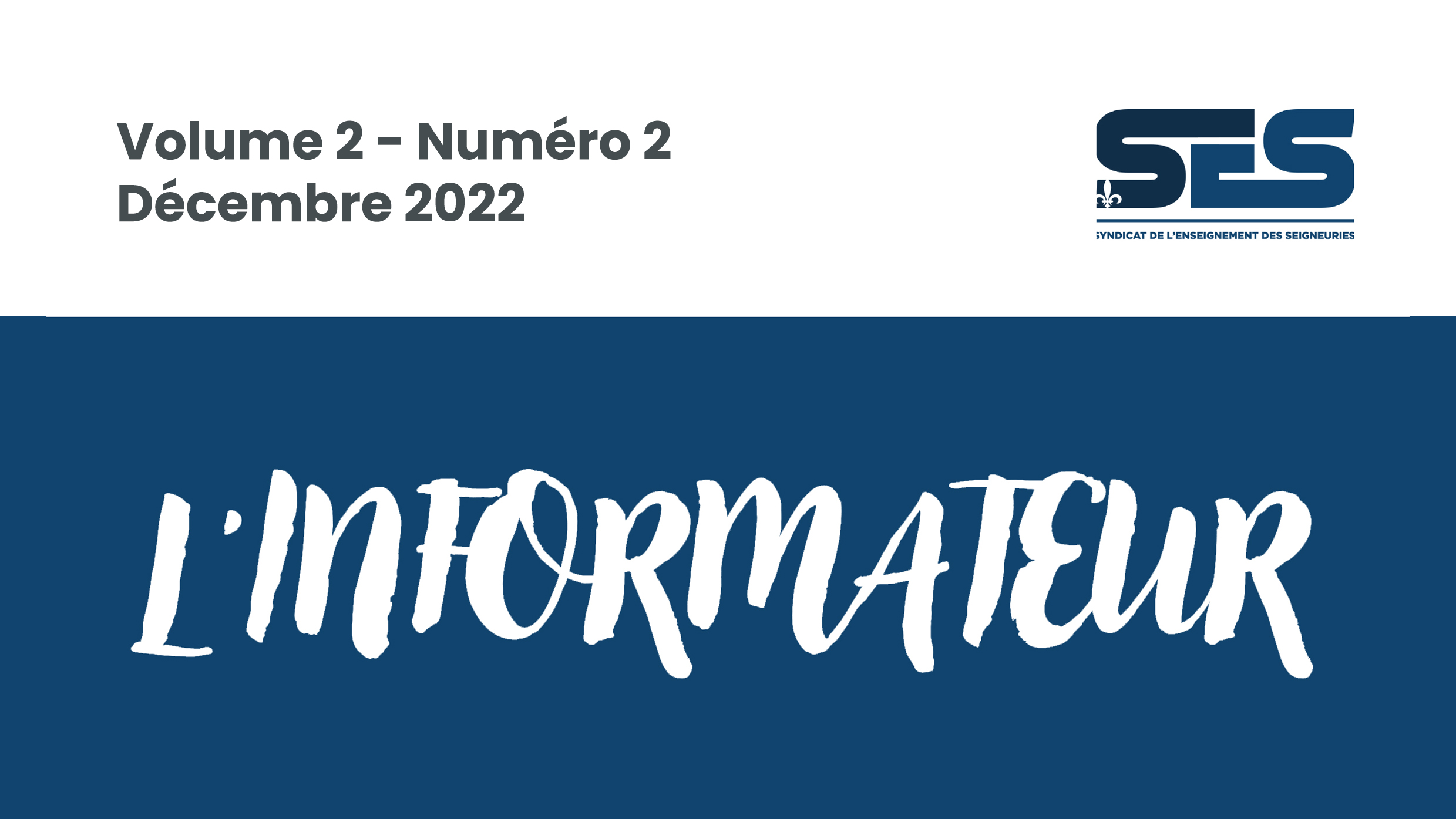 L’informateur – Volume 2 numéro 2