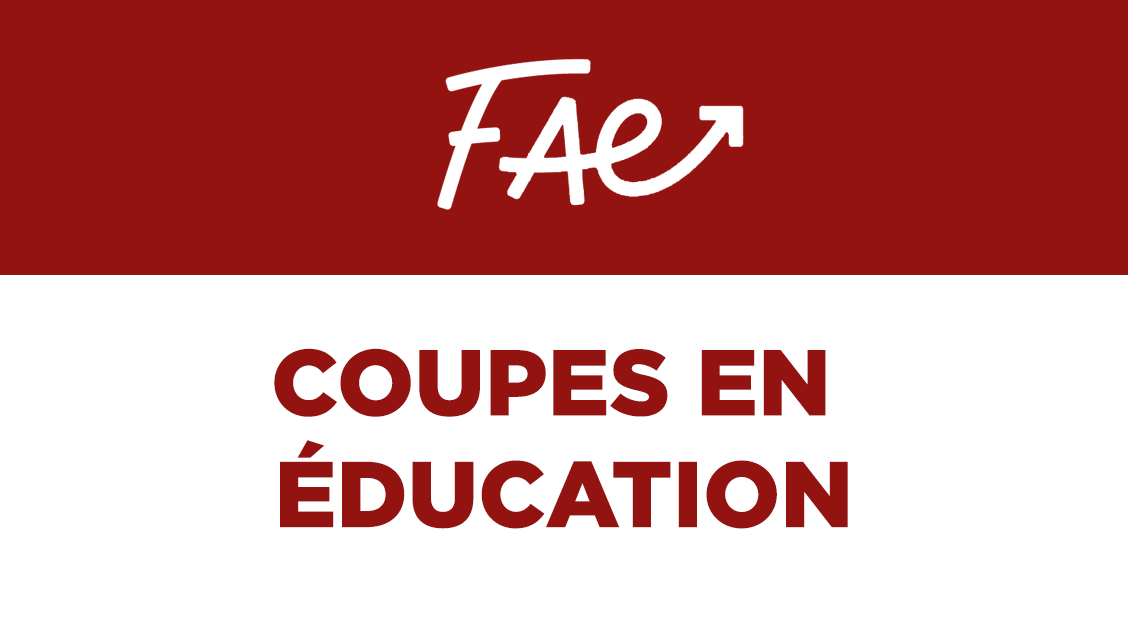 Coupes en éducation – La FAE demande le départ de Bernard Drainville