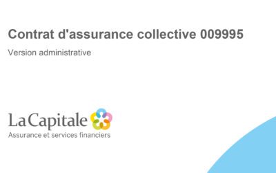 La Capitale: Contrat d’assurance collective