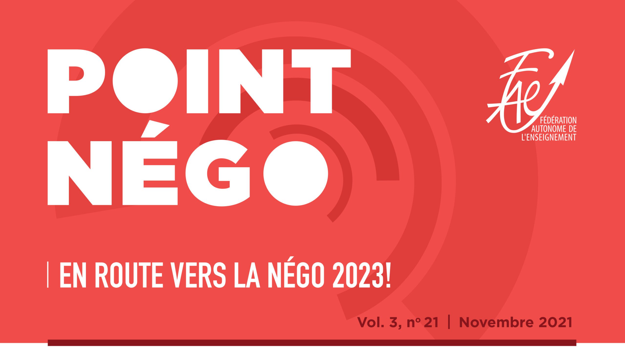 En route vers la négo 2023!