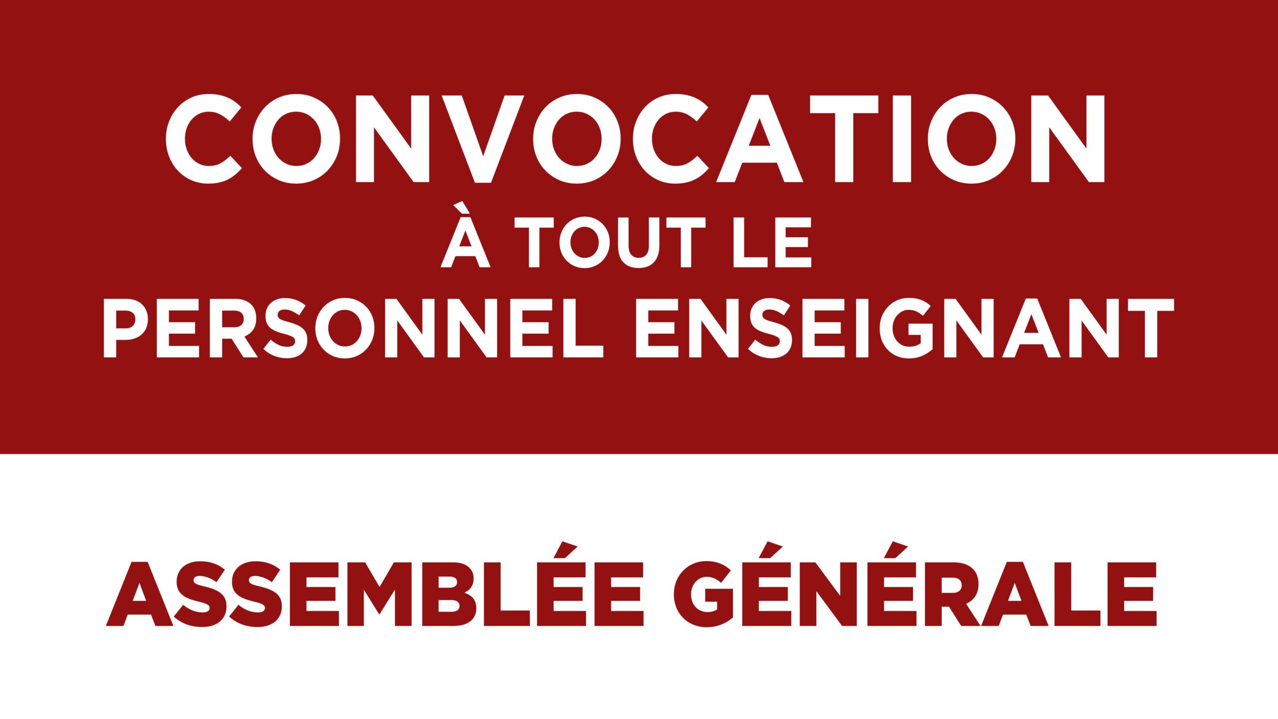 Assemblée générale le 19 septembre 2022
