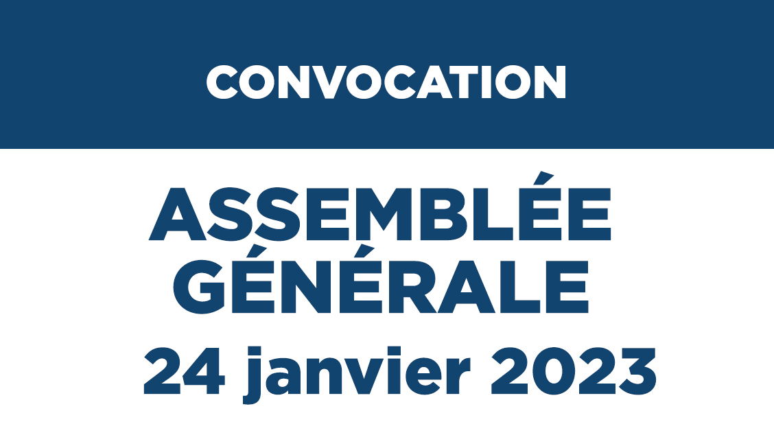 Assemblée générale – 24 janvier 2023