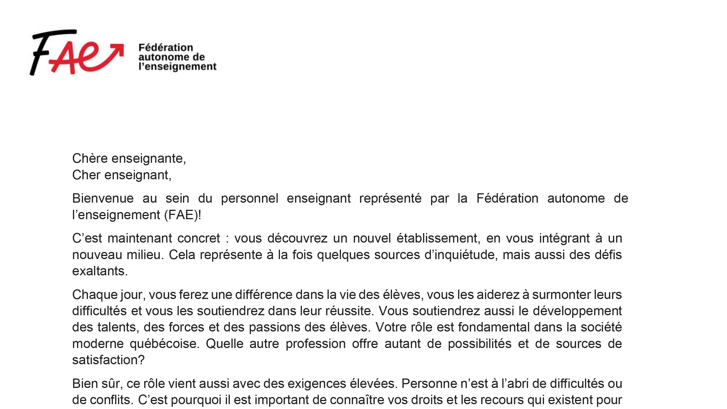 Lettre d&rsquo;accueil 2025