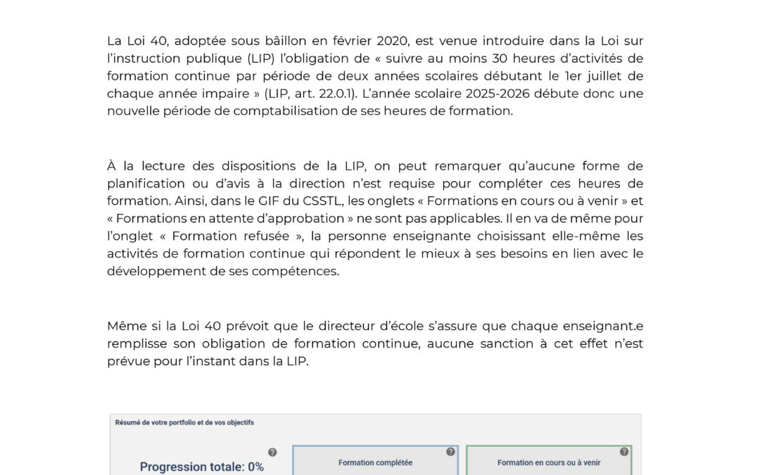 Guichet de formation (GIF)